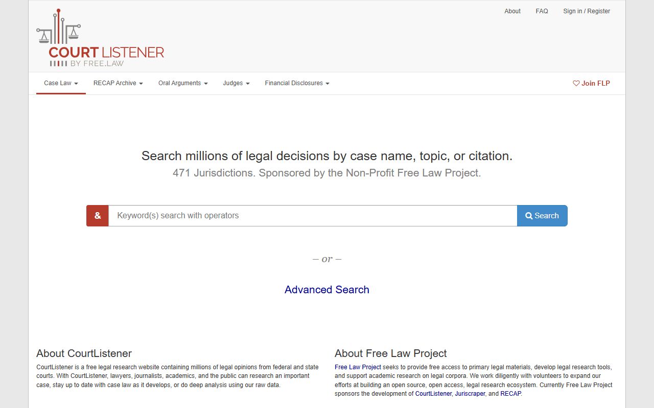 Jennings County court dockets CourtListener public legal database