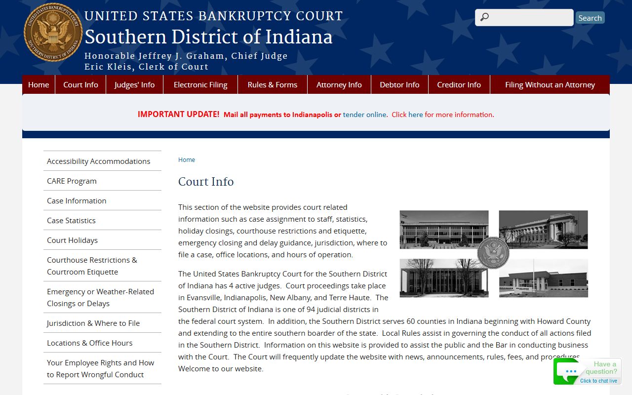 Jennings County Circuit Court records bankruptcy court information