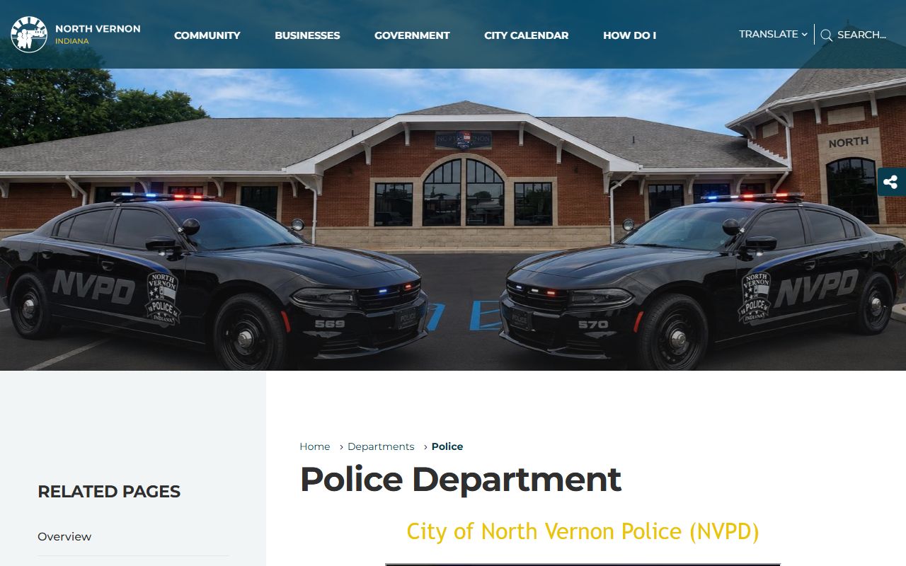 Jennings County traffic court records North Vernon Police ordinance citation information
